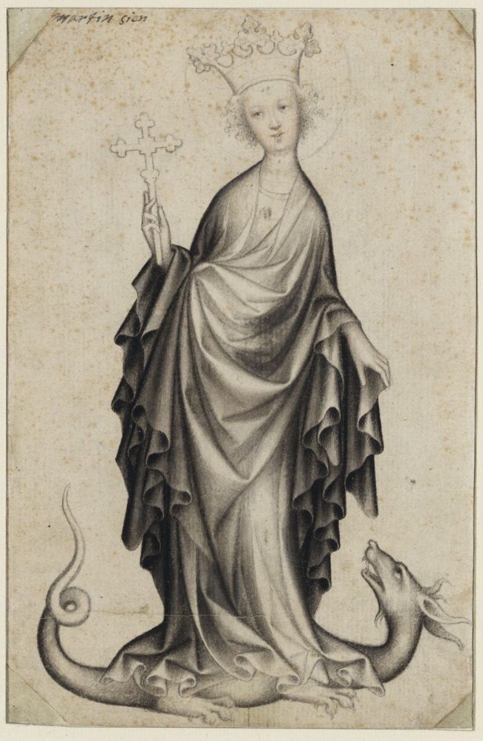 Bohemian artist: Saint Margaret, c. 1410-1415