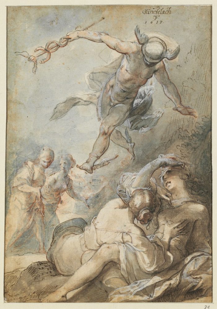 Matthias Gundelach: Mercury and Herse, 1613