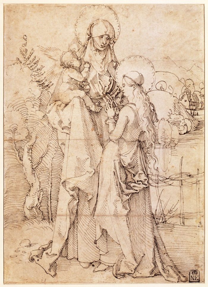Hans Schäufelein after Albrecht Dürer: Saint Anne with the Virgin and Child, c. 1505-1509