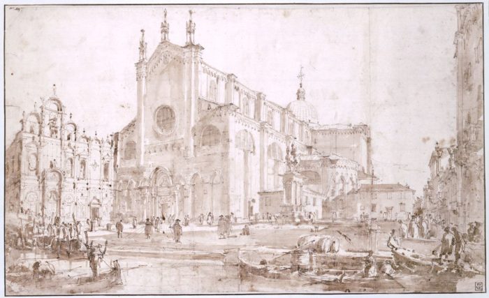 Francesco Guardi: The Campo San Zanipolo in Venice, 1760s