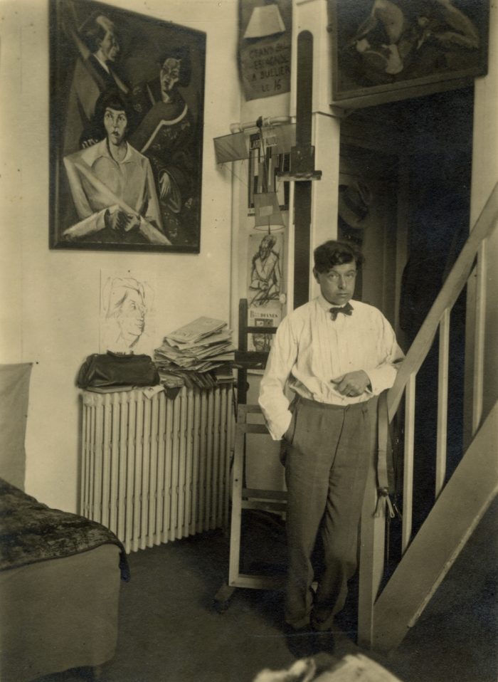 André Kertész, Lajos Tihanyi in his Studio, Paris, 1927